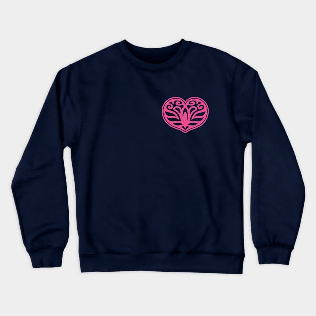 Heart Crewneck Sweatshirt by Yulla